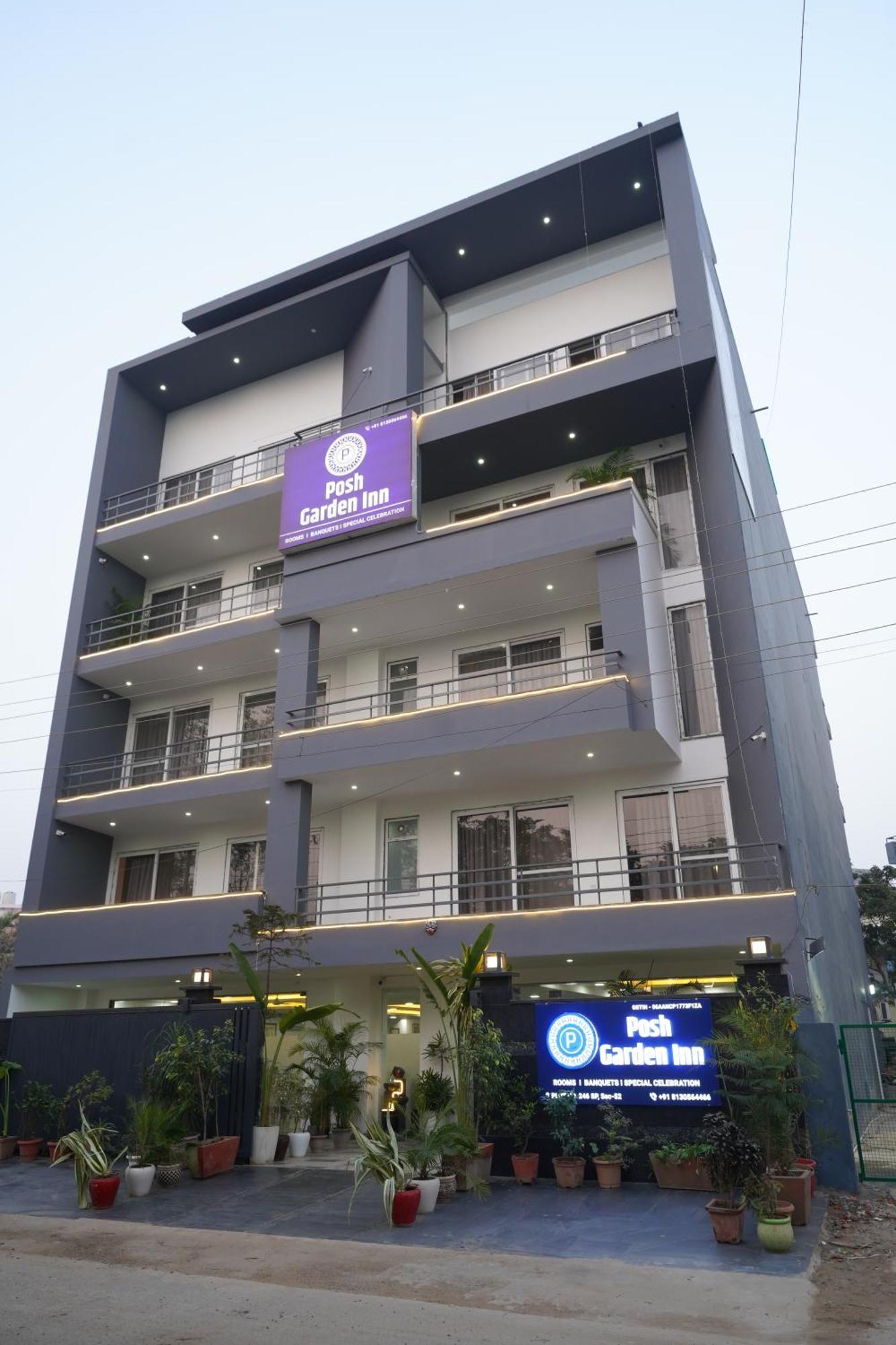 Posh Garden Inn Artemis Hospital Road Gurgaon Eksteriør bilde